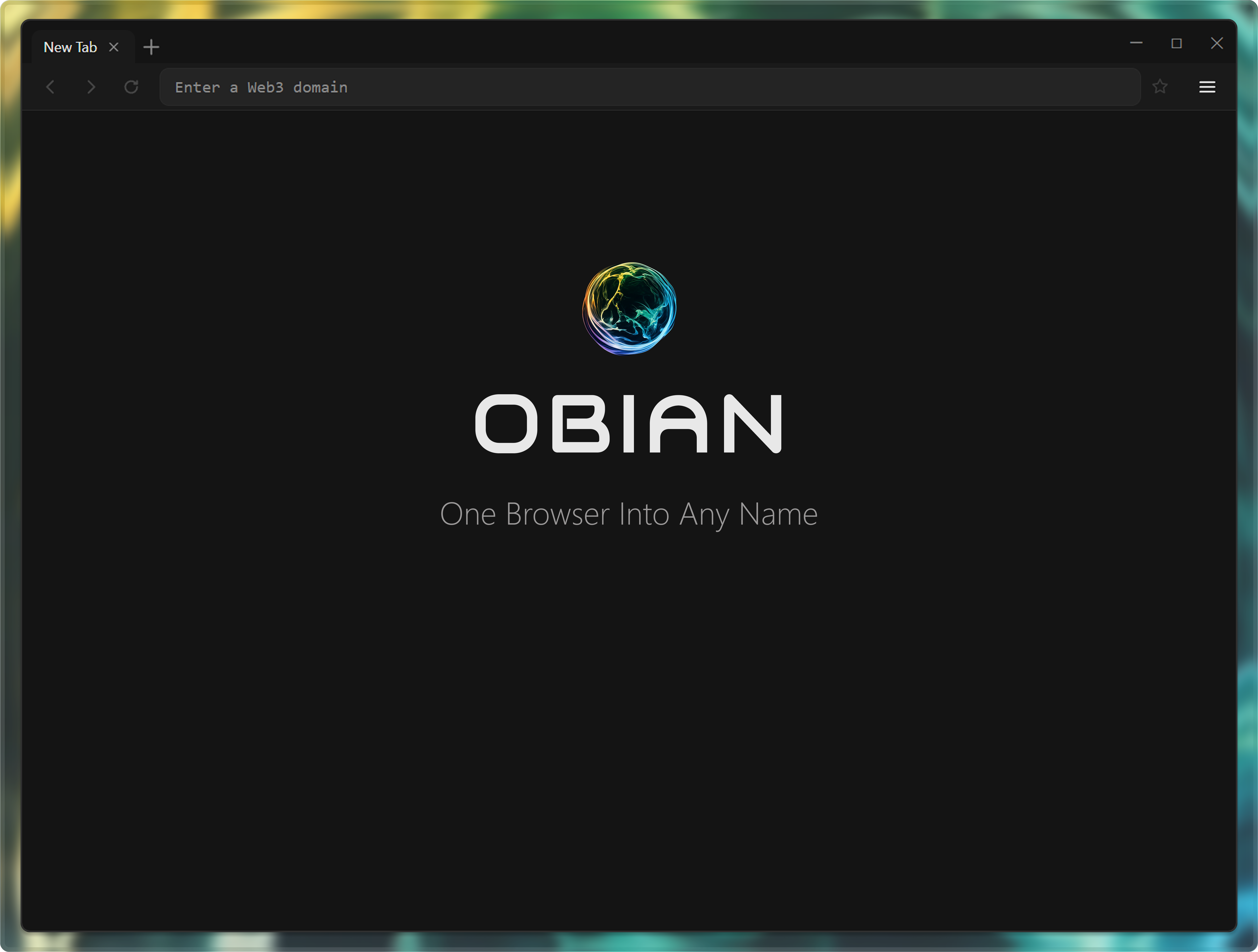 Obian browser interface